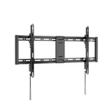 BRATECK 43"-95" Tilt Slim TV Wall Mount. Supports Up to 75Kgs. Automatic Spring Locks with Quick Release Cords, Open Architecture, VESA Support Up to 800x400, 42mm Profile, Includes Bubble Level.