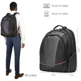 EVERKI Flight Laptop Backpack 16'' Checkpoint friendly design 5-Point balance strap system, Felt-lined iPad/tablet pocket  