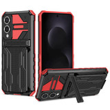 Galaxy S25 Edge      Heavy Duty Case    [Red]