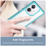 Oppo A40 4G      Soft Gel Case    [Clear Blue]