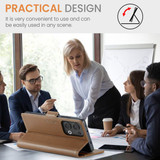 Oppo Reno 13 5G      Pu Wallet Case    [Brown]