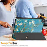 Tab 10.1" 2025 Tb311    Designer Tri-Fold Case      [Plum Tree]