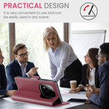 Xiaomi Redmi Note 14 Pro Plus 5G      Pu Wallet Case    [Maroon]