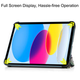 Ipad 11 (A16, 2025)    Designer Tri-Fold Case    [Graffiti]