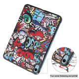 Ipad 11 (A16, 2025)    Designer Tri-Fold Case    [Graffiti]