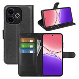 Oppo A5 Pro 5G      Pu Wallet Case    [Black]