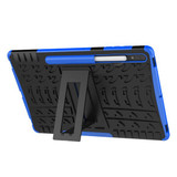 Galaxy Tab S10 Plus X820    Tri-Fold Pu Case    [Blue]