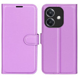 Oppo A40 4G      Pu Wallet Case    [Purple]