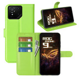 Asus Rog Phone 9 Pro      Pu Wallet Case    [Green]