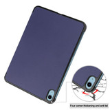 Ipad 11 (A16, 2025)    Tri-Fold Pu Case    [Navy]