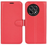 Oneplus 13R 5G      Pu Wallet Case    [Red]