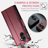 Xiaomi Poco X7 Pro      Pu Wallet Case    [Maroon]