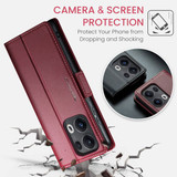 Oppo Reno 13 Pro 5G      Pu Wallet Case    [Maroon]