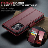 Oppo Reno 13 Pro 5G      Pu Wallet Case    [Maroon]