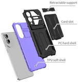 Galaxy S25 Edge      Heavy Duty Case    [Purple]