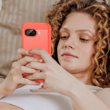 Google Pixel 9A      Carbon Fibre Case    [Red]