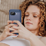 Google Pixel 9A      Carbon Fibre Case    [Navy]