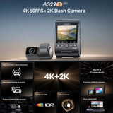 Viofo Dashcam A329 4K Front 2K Rear Channel Wifi 6 Gps