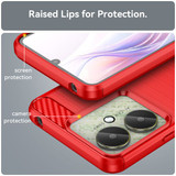Xiaomi Poco C65      Carbon Fibre Case    [Red]