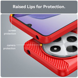 Xiaomi Redmi 14C      Carbon Fibre Case    [Red]