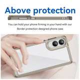 Samsung Galaxy S25 Edge      Soft Gel Case    [Clear Grey]