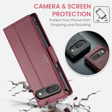 Google Pixel 9 Pro      Pu Wallet Case    [Maroon]