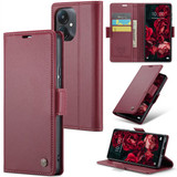 Xiaomi Poco C65      Pu Wallet Case    [Maroon]