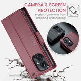 Xiaomi Poco C65      Pu Wallet Case    [Maroon]