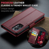 Xiaomi Poco C65      Pu Wallet Case    [Maroon]