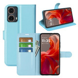 Moto G85      Pu Wallet Case    [Lightblue]
