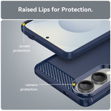 Samsung Galaxy S25 Edge      Carbon Fibre Case    [Navy]