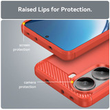 Xiaomi Poco X7 Pro      Carbon Fibre Case    [Red]