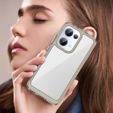 Oppo Reno 13 5G      Soft Gel Case    [Clear Grey]