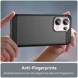 Oppo Reno 13 Pro 5G      Carbon Fibre Case    [Black]