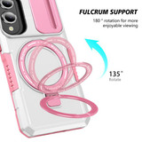 Samsung Galaxy S25 Edge      Magsafe Sliding Cover Case    [Pinkwhite]