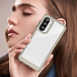 Samsung Galaxy A26 5G      Soft Gel Case    [Clear Grey]