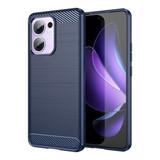Oppo Reno 13 F 5G      Carbon Fibre Case    [Navy]