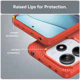 Xiaomi Redmi Note 14 5G      Carbon Fibre Case    [Red]