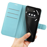 Nothing Phone (3A) Pu Wallet Case [ Light Blue ]