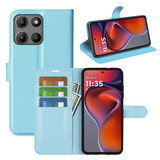 Moto G15      Pu Wallet Case    [Lightblue]