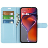 Moto G15      Pu Wallet Case    [Lightblue]