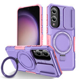 Samsung Galaxy S25 Edge      Magsafe Sliding Cover Case    [Purple]