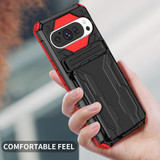 Google Pixel 9 Pro      Heavy Duty Case    [Red]