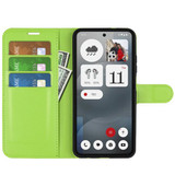 Nothing Phone (3A) Pu Wallet Case [ Green ]