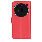 Nothing Phone (3A) Pro Pu Wallet Case [ Red ]