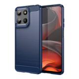 Moto G15      Carbon Fibre Case    [Navy]