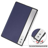 Lenovo Yoga Tab Plus 12.7    Tri-Fold Pu Case    [Navy]