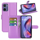 Moto G05      Pu Wallet Case    [Purple]
