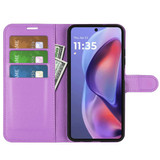 Moto G05      Pu Wallet Case    [Purple]