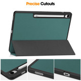 Tab S10Fe Plus    Tri-Fold Pen Holder Case    [Teal]